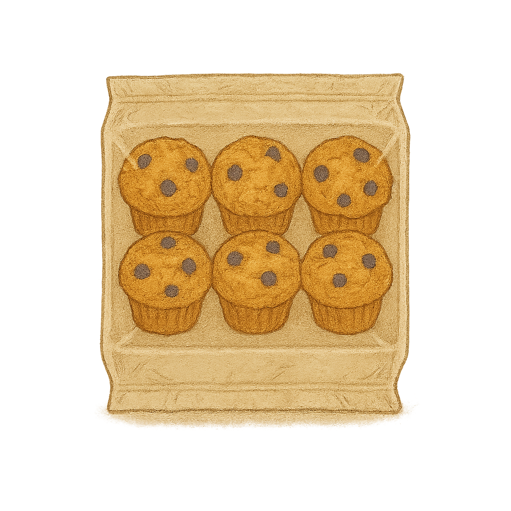 Blueberry Muffins (Pack of 6)